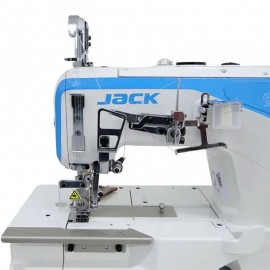 Máquina de Costura Industrial Galoneira Jack JK-W4 Completa com Mesa e Motor Direct Drive