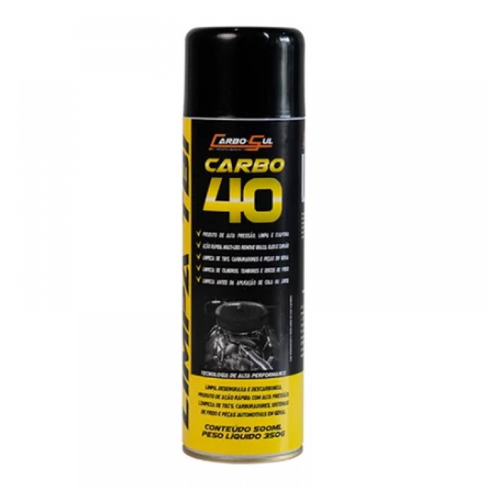 Descarbonizante Carbo Sul Limpa TBI Carbo 40 Spray 500ml