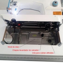 Máquina de Costura Industrial Reta Jack IJKF4 e  Motor Direct Drive